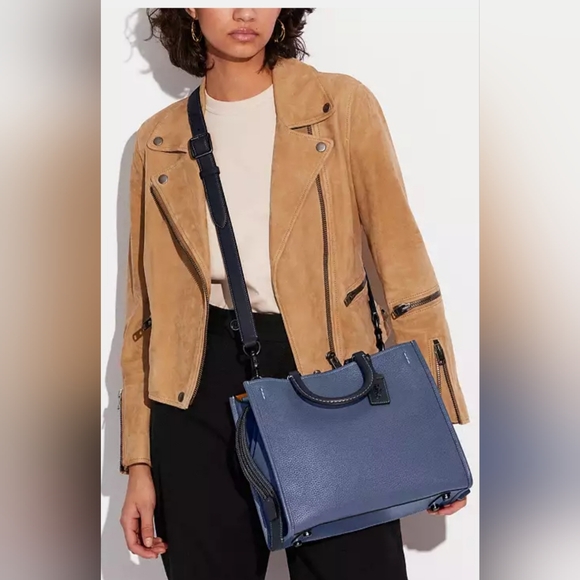 COACH Rogue in Washed Chambray and Pewter - Picture 2 of 9